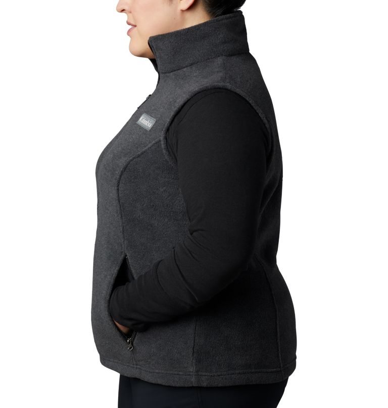 Women's Columbia Benton Springs Vest Black | Plus Size CA-H60LC